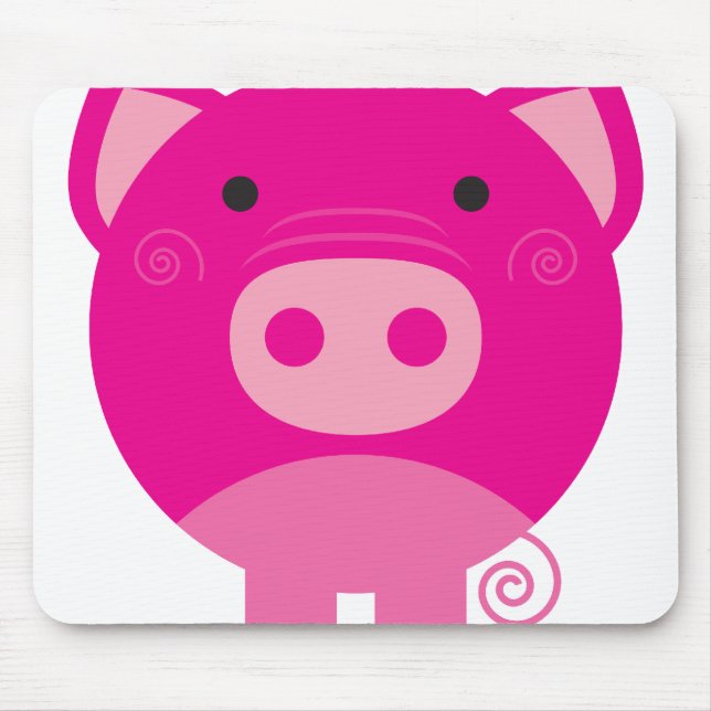Tapis De Souris Porc rose (Devant)