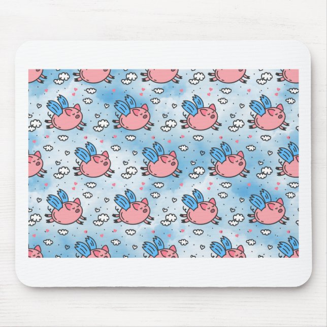 Tapis De Souris porcs volants (Devant)