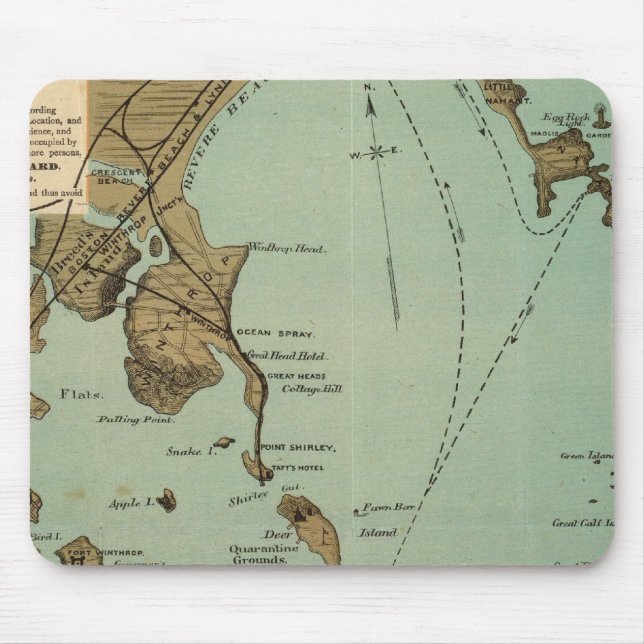 Tapis De Souris Port de Boston (Devant)