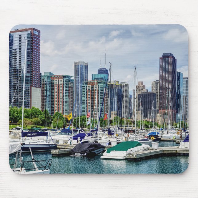 Tapis De Souris Port de Chicago (Devant)