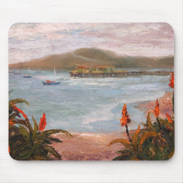 Tapis De Souris Port de Princeton en brouillard (Devant)