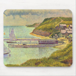 Tapis De Souris Port-en-Bessin, marée haute par Georges Seurat