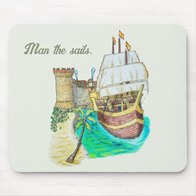 Tapis De Souris Port Galion (Devant)