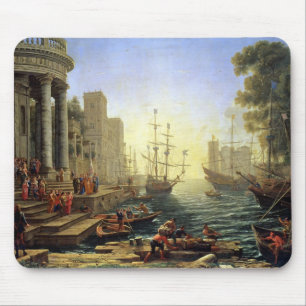 Tapis De Souris Port maritime avec l'embarquement de St Ursula