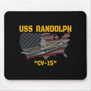 Tapis De Souris Porte-avions USS Randolph Cv-15 Veterans Day F