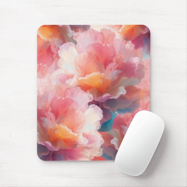 Tapis De Souris Porte-bloc floral (Avec souris)