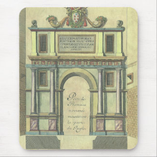 Tapis De Souris Porte d'entrée d'église vintage Architecture de la