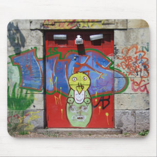 Tapis De Souris Porte rouge