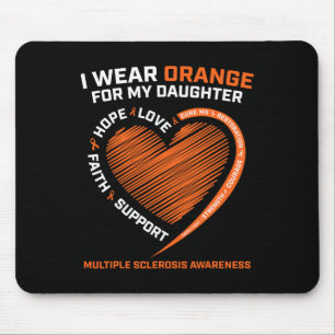Tapis De Souris Porter Orange Pour Ma Fille Sclérose En Plaques Aw