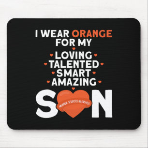 Tapis De Souris Porter Orange Pour Mon Fils Sclérose En Plaques