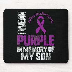 Tapis De Souris Porter Purpleen Mémoire De Mon Fils Surdose Acadéè