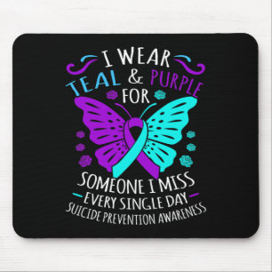 Tapis De Souris Porter Turquoise Et Violet Joyeux Suicide Sensibil