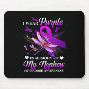 Tapis De Souris Porter Violet En Mémoire De Mon Adjudicateur De Su
