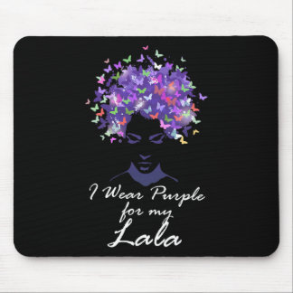 Tapis De Souris Porter Violet Pour Ma Mère Lala Soutien Alzheimerh