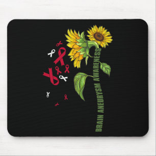 Tapis De Souris Porteur de soleil de sensibilisation à l'anévrisme