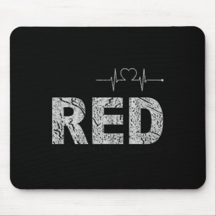 Tapis De Souris Portez le jour rouge _ Go Red Dire cardiopathie