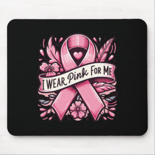 Tapis De Souris Portez Le Rose Pour Moi Sensibilisation au cancer