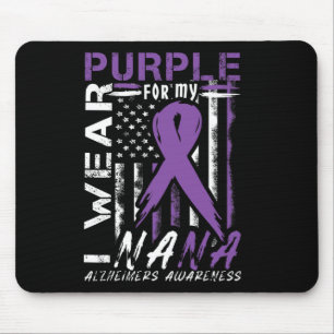 Tapis De Souris Portez Le Violet Pour Mon Nana Alzheimerheimer Hei