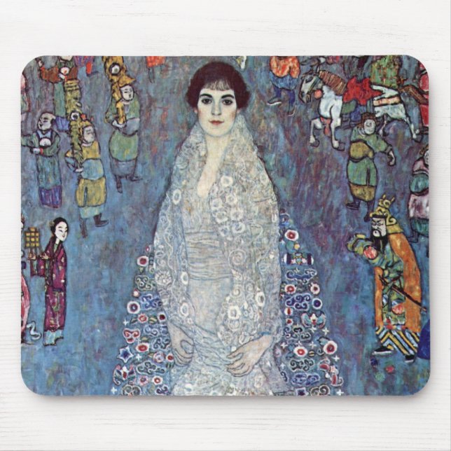 Tapis De Souris Portrait Baronne Elisabeth Bacchofen Echt, Klimt (Devant)
