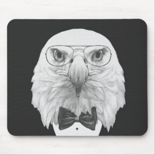 Tapis De Souris Portrait chic d'Eagle