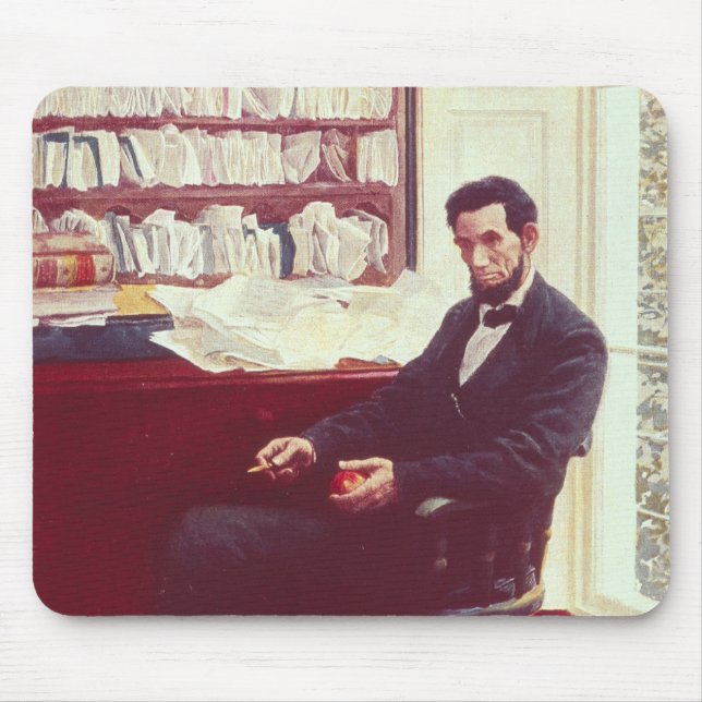 Tapis De Souris Portrait d'Abraham Lincoln (Devant)