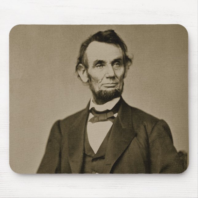 Tapis De Souris Portrait d'Abraham Lincoln (1809-65) (photo de (Devant)