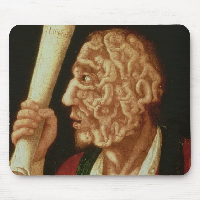 Tapis De Souris Portrait d'Adam (huile) (Devant)