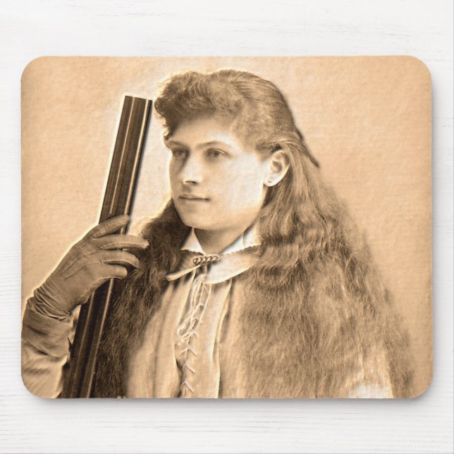 Tapis De Souris Portrait d'Annie Oakley (Devant)