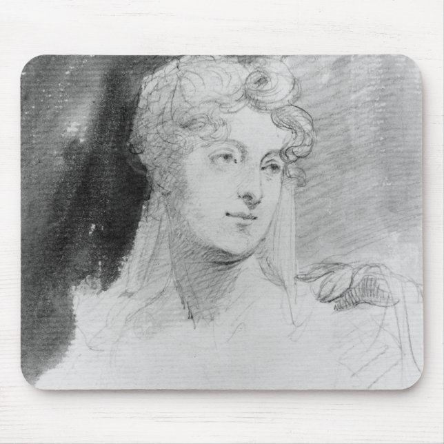 Tapis De Souris Portrait d'Augusta Leigh (Devant)