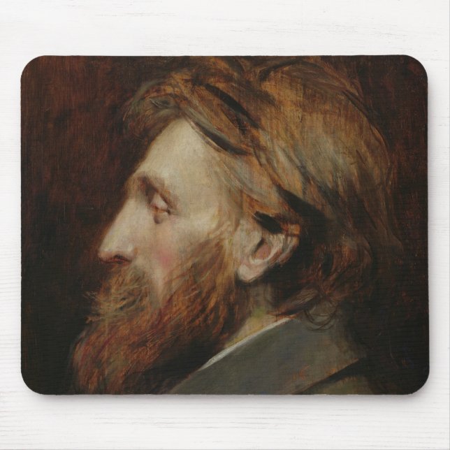 Tapis De Souris Portrait d'Auguste Rodin 1881 (Devant)