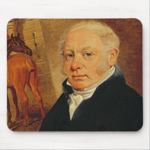 Tapis De Souris Portrait de Ben Marshall (1767-1835) (huile sur le