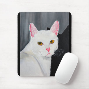 Tapis De Souris Portrait de Blanca Peinture par Alfred Fox