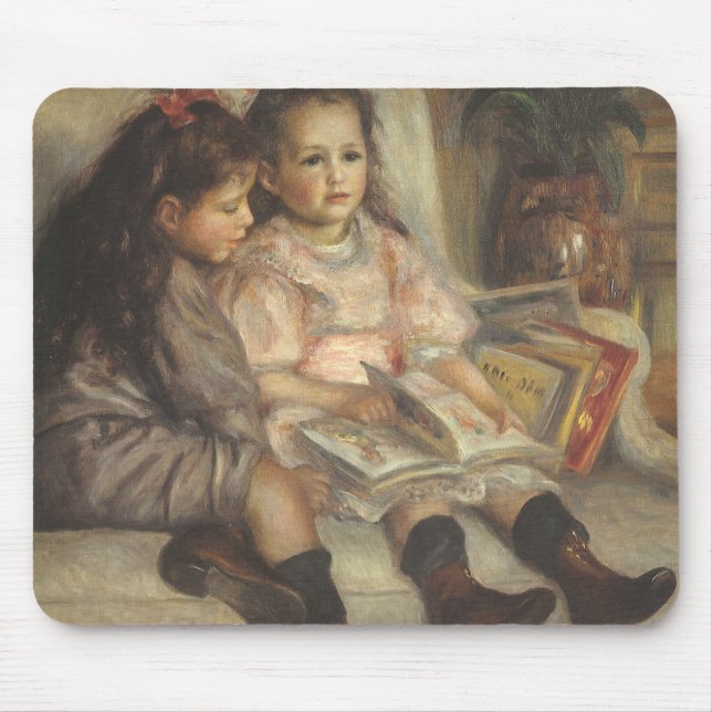 Tapis De Souris Portrait de Caillebotte Enfants par Pierre Renoir (Devant)
