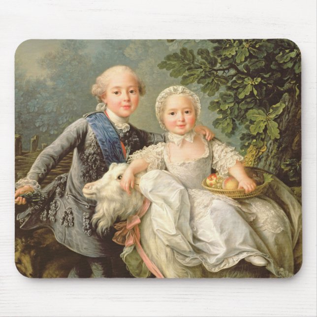 Tapis De Souris Portrait de Charles Philippe de la France (Devant)