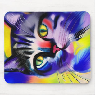 Tapis De Souris Portrait de chat