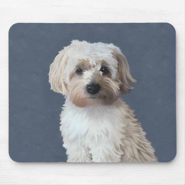 Tapis De Souris Portrait de chien de Shorkie (Devant)
