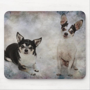 Tapis De Souris Portrait de deux chihuahua