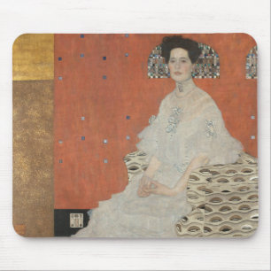 Tapis De Souris Portrait de Fritza Riedler par Gustav Klimt