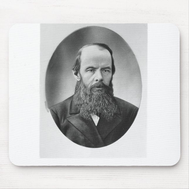 Tapis De Souris Portrait de Fyodor Mikhailovich Dostoyevsky (Devant)