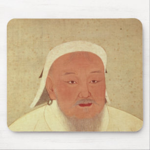 Tapis De Souris Portrait de Genghis Khan, mongole Khan