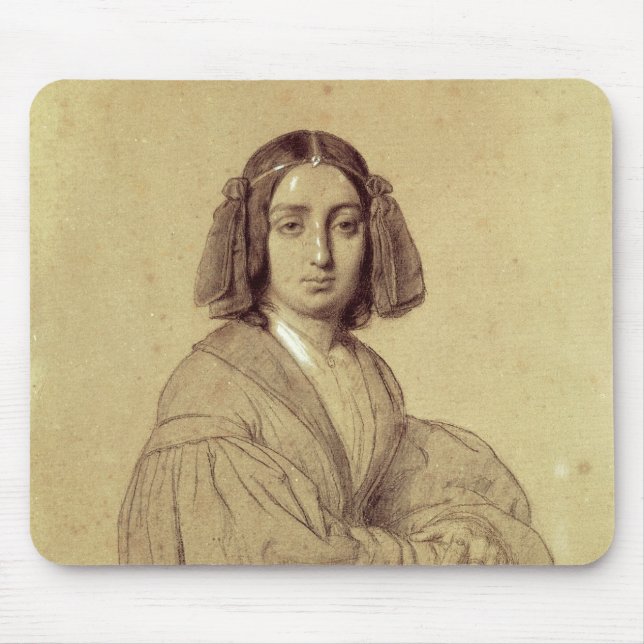 Tapis De Souris Portrait de George Sand 1837 (Devant)