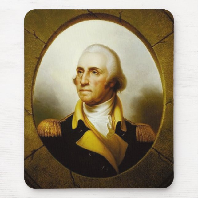 Tapis De Souris Portrait de George Washington (Devant)