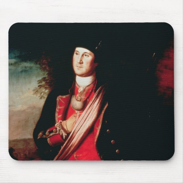 Tapis De Souris Portrait de George Washington 1772 (Devant)
