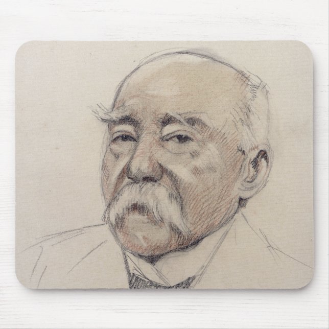 Tapis De Souris Portrait de Georges Clemenceau (Devant)