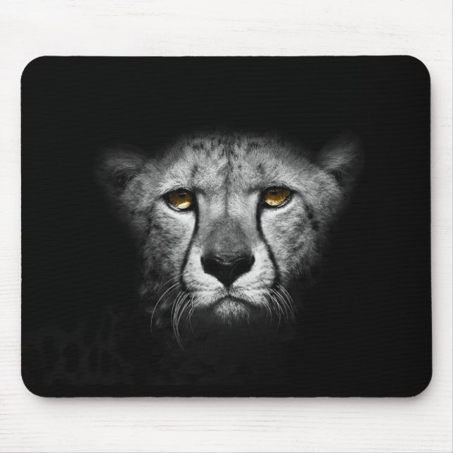 Tapis de souris portrait de guépard (Devant)