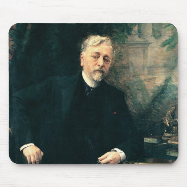 Tapis De Souris Portrait de Gustave Eiffel 1905 (Devant)