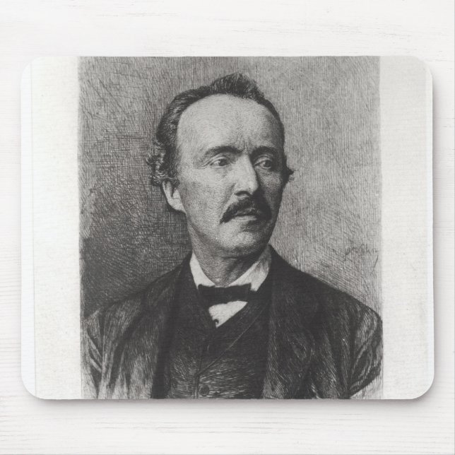 Tapis De Souris Portrait de Heinrich Schliemann (Devant)