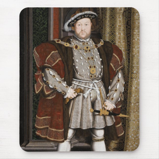 Tapis De Souris Portrait de Henri VIII (Hans Holbein le jeune) (Devant)