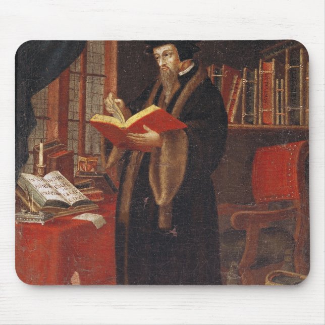 Tapis De Souris Portrait de Jean Calvin (Devant)