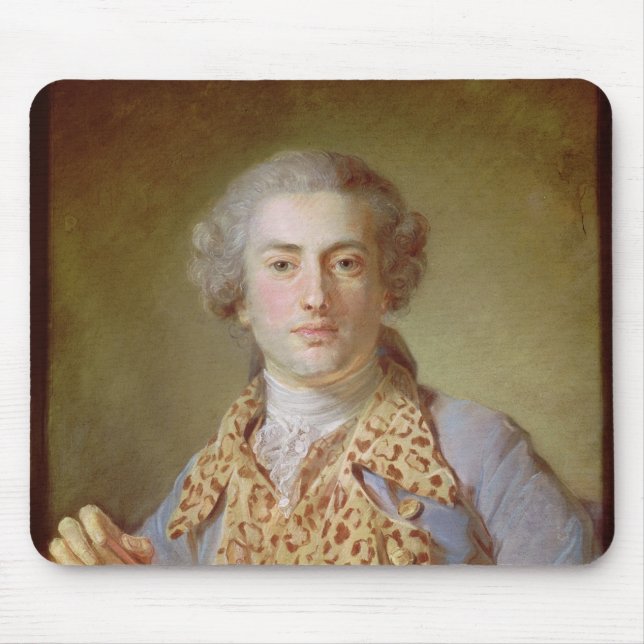 Tapis De Souris Portrait de Jean-Georges Noverre, 1764 (Devant)